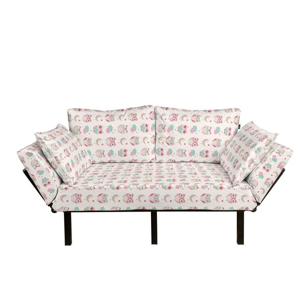 Ambesonne Cartoon Futon Couch Daybed with Metal Frame Upholstered Sofa for Living Dorm Funny Rabbits Pattern Bunny Forest Animals Happy Easter Holiday Graphic Art Loveseat Dried Rose Beige Ambesonne Cartoon Futon Couch Daybed with Metal Frame Upholstered Sofa for Living Dorm Funny Rabbits Pattern Bunny Forest Animals Happy Easter Holiday Graphic Art Loveseat Dried Rose Beige